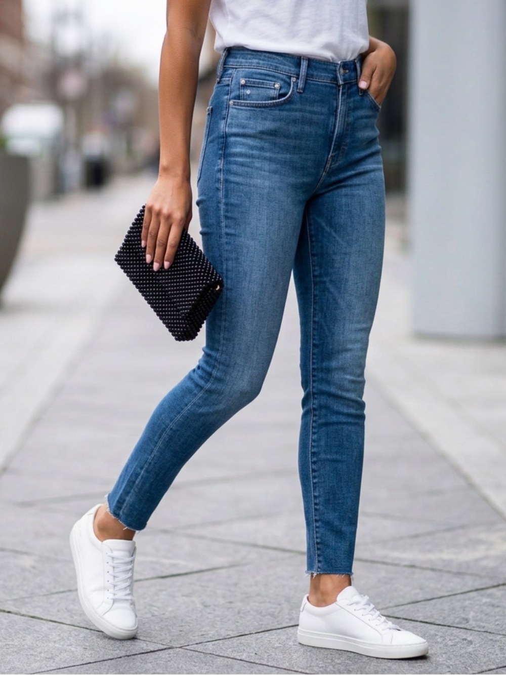 MOTHER The Looker Ankle Fray Jeans 20,000 Leagues Under The Sea size 24